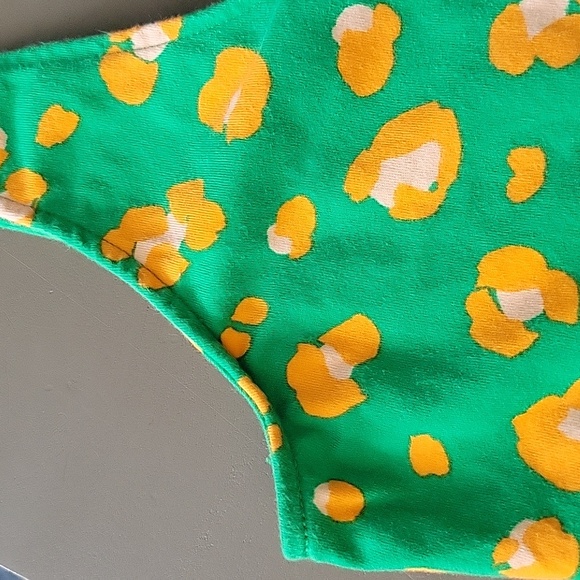 SALE Tabitha Brown Target Green & Orange Floral Sleeveless Cotton Tank Dress SM - Picture 7 of 10